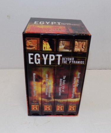Egypt Beyond the Pyramids 4 VHS Tapes Box Set The History Channel 2001