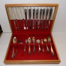 Stratford Silver Plate Sectional Silverware Set 61 Pieces