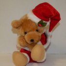 Weely 10" Animated Laughing Christmas Santa Bear