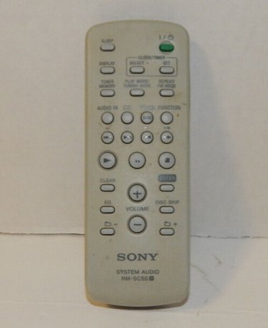 SONY RM-SC55 Remote Control for CMT-HPR90 HCD-EC55 HCD-EC77 HCD-GX99 HCD-HPR90