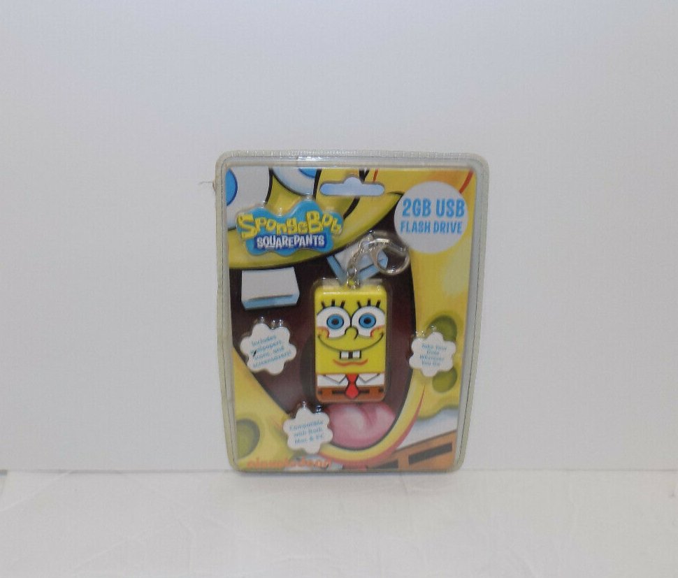 Nickelodeon SpongeBob Squarepants 2GB USB Flash Drive New