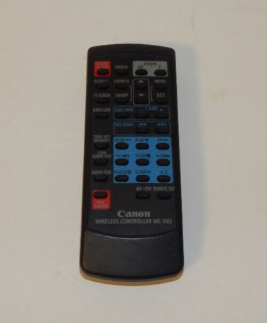 Canon WL-D82 Wireless Controller for Camcorder ZR-80 ZR-85 ZR-90 IR Tested