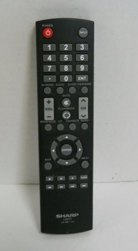 Sharp LCDTV Remote LC-RC1-14 IR Tested