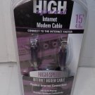 Belkin High Speed Internet Modem Cable 15' 24k Gold-Plating F3L900-15-ICE-S New Belkin High Speed Internet Modem Cable 15' 24k Gold-Plating F3L900-15-ICE-S New