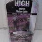 Belkin High Speed Internet Modem Cable 15' 24k Gold-Plating F3L900-15-ICE-S New