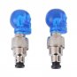 2 Skull Bike Tire Lights LED Bicycle Lights Bike Lights Red or Blue FireFlys