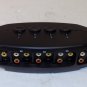 Audio/Video/S-Video Selector Switcher 4 Input 2 Output