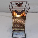 Metal Butterfly Decorative Dimmable Night Light Corded
