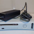 Microsoft Xbox 360 White RED RING Console and Power Adapter Microsoft Xbox 360 White RED RING Console and Power Adapter