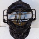 Vintage Wilson Metal Bar Black Padded Leather Baseball Catchers Mask