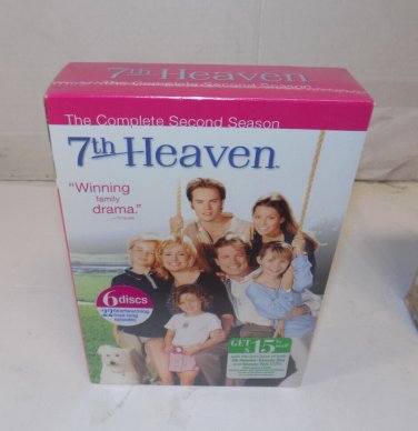 7TH Heaven Complete Second Season DVD 6 Discs Box Set New Sealed