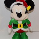 Animated Plush Mickey Mouse Christmas Elf Sings 'Deck The Halls' Dances 12" Tall