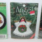 Counted Cross Stitch Angel Christmas Ornaments Clothespin New
