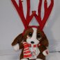 DanDee Sad Sam & Honey Animated Singing Christmas Santa Dog Plush 19 Inch