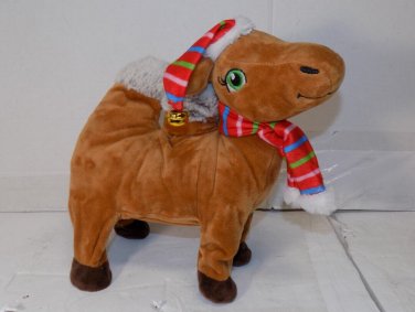 Gemmy Animated Christmas Dancing Camel Singing The Humpty Hump Plush 10" Clean
