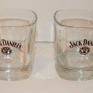 Jack Daniel's "Old No. 7" Embossed Whiskey Glasses Set of 2