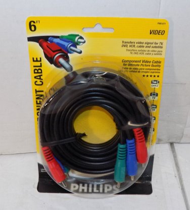 Philips PH61071 6 FT Video Component Cable New