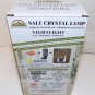 Himalayan Glow Salt Lamp Crystal Pink Salt Nightlight Plug In Air Purifier