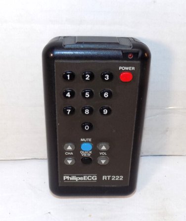 Philips ECG RT 222 Remote Control Transmitter IR Tested