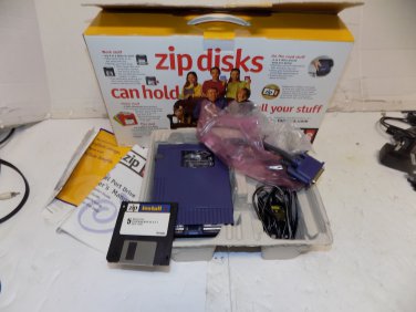 Iomega Z100P2 Zip 100 External Parallel Port Zip Drive