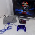 Sony PlayStation 1 PS1 with Game and Accessories