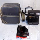 Vintage Polaroid Sun 660 Auto Focus SE Instant Camera with Carrying Case