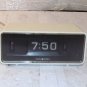 Vintage GE General Electric Model 8125 White Flip Panel Alarm Clock
