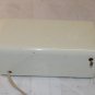 Vintage GE General Electric Model 8125 White Flip Panel Alarm Clock