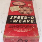 Vintage Lily Speed-O-Weave Loom Kit Frame Hexagon Shape #717
