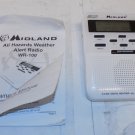 Midland All Hazards NOAA Weather Alert Radio Model WR-100 No Power Adapter