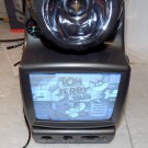 Claybrooke 8-in-1 Companion Black And White TV Radio Flashlight Lamp 20734