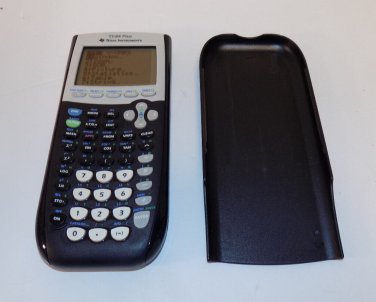 Texas Instruments TI-84 Plus Graphing Calculator (Black) w/ Sliding Cover