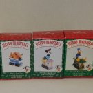 Disney Mickey Mouse Chrstmas Express Miniatures Hallmark 1998 Figurines Complete