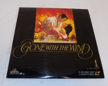 Gone with the Wind LaserDisc LD Digitally Remastered Movie with Clark Gable
