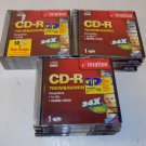 Lot of 3 10 Packs imation Blank CD-R 1x-24x 80min 700MB New Lot of 3 10 Packs imation Blank CD-R 1x-24x 80min 700MB New
