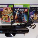Microsoft Kinect Sensor for Xbox 360 With 3 Kinect Games