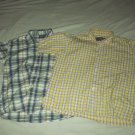 2 Boys Button Down Shirts , Fubu, Wrangler - Size M medium  8/10 and 7x