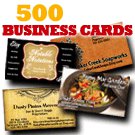 500 FULL COLOR Business Cards