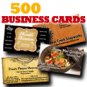500 FULL COLOR Business Cards