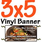 3x5 Vinyl Banner FULL COLOR CUSTOM