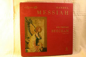Handel Messiah by Thomas Beecham 4 Record Slipcase with 1st Ed. Full color Book