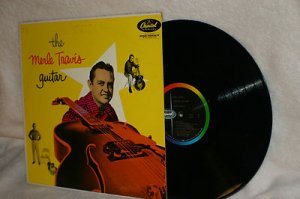 The Merle Travis Guitar, High Fidelity T1-650 Black label Capital Records VG+