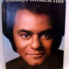 Johnny Mathis-"Johnny's Greatest Hits" for Piano/Vocal/Chords, 1984, Good Cond
