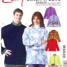 M4639 McCall Pattern EASY STITCH'N SAVE Jackets Misses /  Mens Size B  XL, XXL