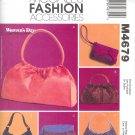 M4679 McCalls Pattern FASHION ACCESSORIES   Soft Handbags