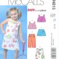 M4815 McCall Pattern EASY ENDLESS OPTIONS Reversible Top,- Dress Skort Capri Pants Childs/Girls 6-8