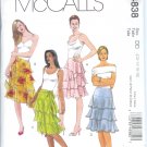 M4838 McCalls Pattern Lined Skirts in Three Lengths Misses Size DD 12-14-16-18