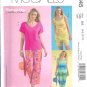 M4845 McCalls Pattern WOMANS DAY Tops, Shorts, & Capri Pants Misses Size EE 14-16-18-20
