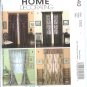 M4940 McCalls Pattern HOME DECORATING Window Treatments Size OSZ