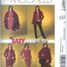 M4977 McCalls EASY ENDLESS OPTIONS  Cape,Jacket,top,Skirt and Pants Misses/Miss Petite Size  L, XL